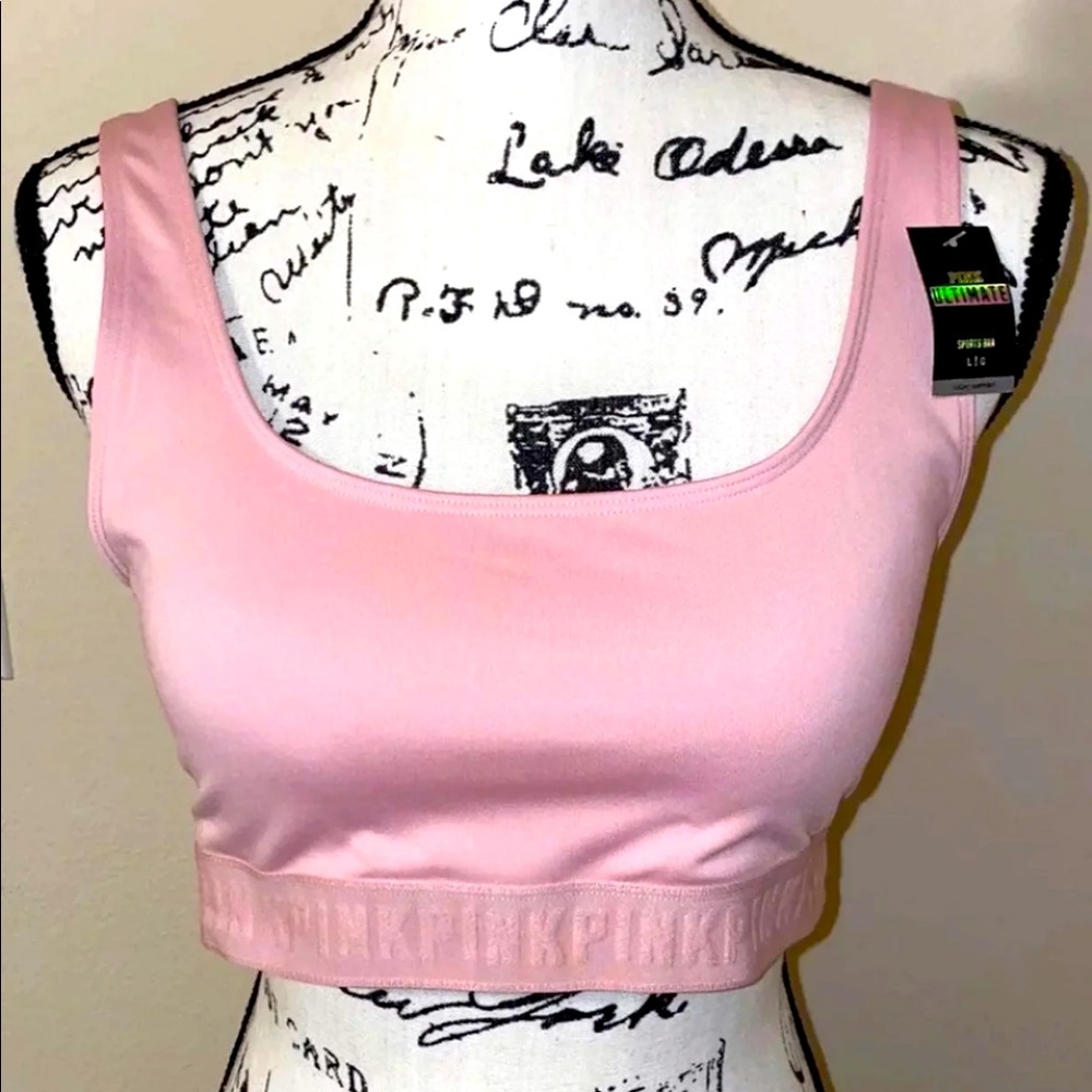 LOT OF 2 NWT XS PINK Seamless Ultimate Sports Bras